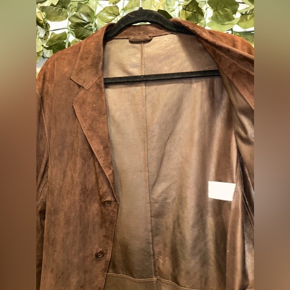 Used Vintage Men’s Leather Size M/L - Picture 3 of 11